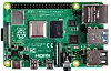 Der Einplatinencomputer Raspberry Pi 4 Model B kommt mit 4GByte DDR4 RAM, USB 3.0 und ist PoE-fähig.