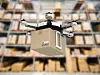 delivery drone in warehouse