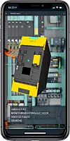 Die ebenfalls zum Lieferumfang gehörende Cabinet AR App identifiziert Komponenten und stellt Informationen aus der Cloud bereit wie zum Beispiel 3D-Ansichten, Platzierung in den unterschiedlichen Plänen oder Original Herstellerunterlagen. Auch Notizen können verschickt werden.