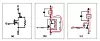 Bild 4: a) SiC-JFET in Reihe mit einem Low-Voltage-Si-MOSFET als selbstsperrende Kaskode; b) Kaskode schaltet eine induktive Last mit RC-Snubber ab; c) JFET schaltet eine induktive Last ab.