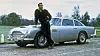 Mein persönlicher Lieblings-Bond Sean Connery neben meinem persönlichen Liebligngsauto, dem Aston Martin DB5.