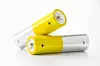 Yellow alkaline batteries