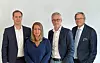 Knut Feil (Leitung Service/Support), Edda Maccarrone (Vertrieb) und Dr. Veit Große (CTO) von Kurtz Ersa Semicon; Rainer Krauss, Gesamtvertriebsleiter bei Ersa