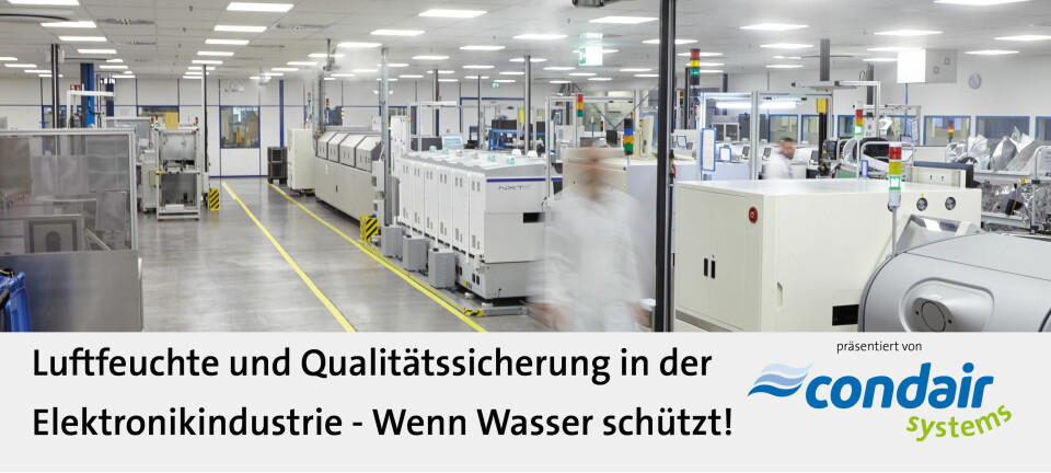 Warum schützt Wasser in der Elektronikfertigung?