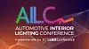 Key Visual der AILC | Automotive Interior Lighting Conference, Veranstaltung von Ultima Media Germany in Kooperation mit der ISELED Conference