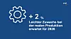 Prognosegrafik des ZVEI zur realen Produktionsentwicklung der Elektro- und Digitalindustrie mit einem erwarteten Plus von zwei Prozent im Jahr 2026