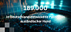 Digitale Weltkarte mit Zahlenanzeige zu 189.000 Patentanmeldungen in Deutschland.