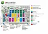 Der Hallenplan der electronica 2026. Die SEMICON Europa nimmt in diesem Jahr sogar 2,5 Hallen ein.