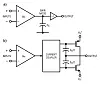Bild 1a und 1b: Typische Op-Amp-Topologien. a: nicht-Rail-to-Rail, b: Rail-to-Rail.