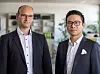 Boris Adlung (Sales/Marketing) und Qian Wang (Managing Director) von Rigol Technologies