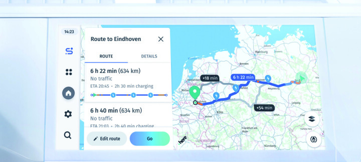Navigation für E-Mobilität