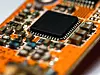 Macro photo of an Arduino development Modules circuit board with