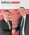 Die Stabübergabe in der Hitex-Geschäftsführung von Frank Grobe, links im Bild, auf Frank Hoschar erfolgte Mitte Januar.