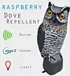 Sind Tauben ein Problem in der Nachbarschaft? Vielleicht hilft diese Eulen-Attrappe: Das Taubenabwehrsystems besteht aus einer Eulenattrappe, einem Raspberry Pi 2 und einem PIR-Bewegungssensor. Wenn der Bewegungsmelder Tauben erkennt, werden Raubvogelgeräusche (wie Eulen oder Falken) abgespielt, und die Augen der Eulenattrappe leuchten rot.