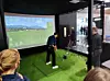 Golfsimulator auf der electronica 2024