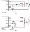 Bild 4: Empfohlene unipolare (oben) und bipolare (unten) Ansteuerschaltungen für Cool-SiC-MOSFETs; rot hervorgehoben sind die Elemente, die eine Unterdrückung der eingekoppelten Spannungsspitzen bewirken.