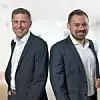 Die Eigentümer von ANS Answer: Reiner Gölz (l.) und Sebastian Glitsch
