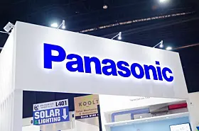 NONTHABURI, THAILAND – On May 03, 2018 - Panasonic is a Japanese multinational electronics corporation branding logo.