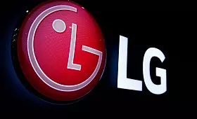 LG logotype signage