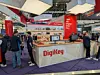 Business in the front: Bei der Tech Bench von DigiKey konnten Besucher sich zu verschiedenen Themen informieren. Außerdem zeigte der Distributor noch verschiedene Boards und Technologien.
