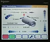 Das auf Basis eines Touchscreen realisierte Bedien-Konzept der Maschine: eine der Eingabemasken für die Bearbeitungsparameter