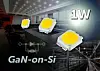 Mit der nächsten Generation weißer GaN-auf-Silizium-LEDs erreichte Toshiba eine Effizienz von 135 lm/W und hohe Color-Rendering-Index-Werte.