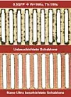 Bild 5: Nano-Ultra-Schablonen verzeichnen kaum Volumenverlust im Langzeittest und führen zu größeren Reinigungszyklen.