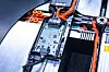 Bild 1: der Akkusatz eines Elektrofahrzeugs. Das Batteriemanagement-System hält den Energiespeicher in einem sicheren Betriebszustand.