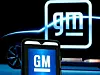In this photo illustration General Motors Company logo seen displayed on a smartphone